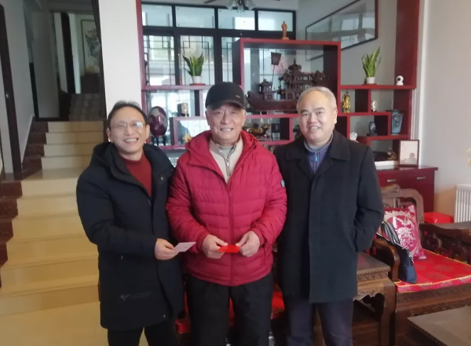 戴豪贛、劉志堅(jiān)一行走訪慰問(wèn)公司老黨員、老干部